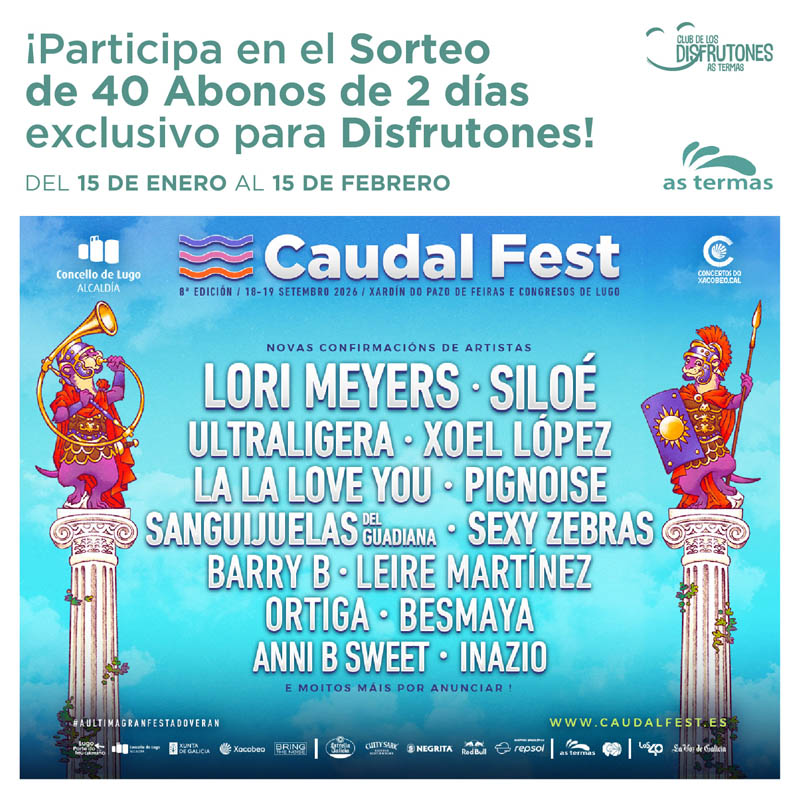 Sorteo 40 Entradas Caudal Fest