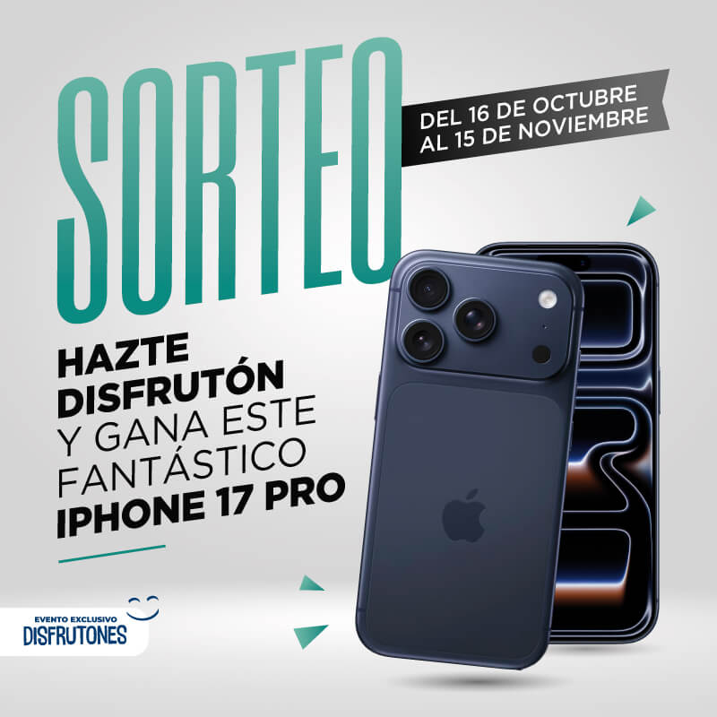 ¡SORTEAMOS UN IPHONE 17 PRO! 📱